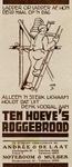 717403 Advertentie voor Ten Hoeve's Roggebrood, dat in Utrecht verkrijgbaar is bij de N.V. Luxe Broodbakkerijen v.h. ...